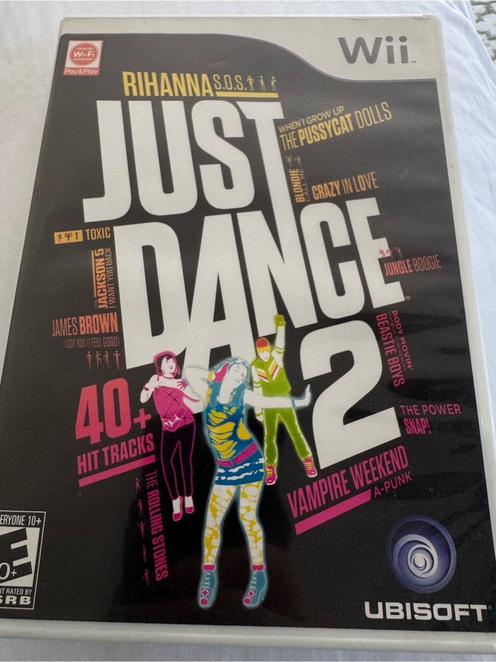 Just Dance 2 Nintendo Wii Tested Working w/ Case